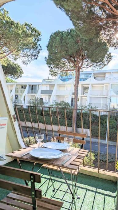 Studio Climatise 4 Pers, Balcon, Parking La Grande Motte Dış mekan fotoğraf